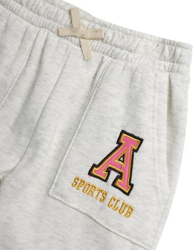 Real Love Girls' Sweatpants - 2 Pack Fleece Cargo & Basic Classic Jogger Sweatpants - Cozy Cargo Jogger Pants for Girls, 7-16 in Kuwait