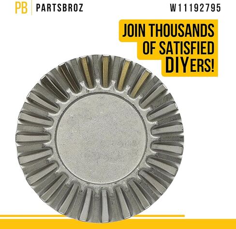 مجموعة التروس المشطوفة PartsBroz W11192795 - متوافقة مع خلاطات كيتشن إيد ويرلبول - تحل محل AP6286924 WP9703337 9703337 9703338 WP9703338 4161404 4169868 4582676 PS12348886 W11044501 W11175144 in Kuwait