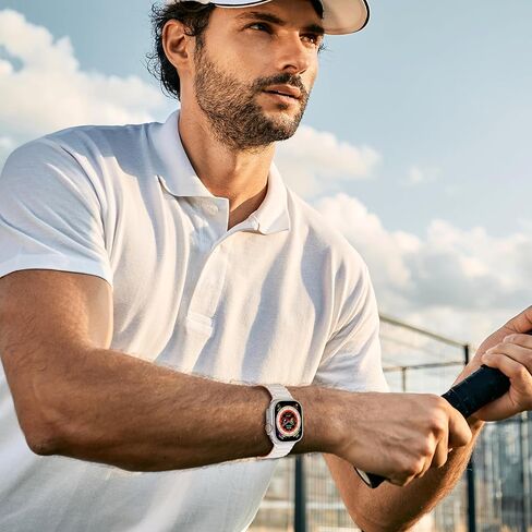 Magnetic Sport Band for Apple Watch Ultra/2 Band 49mm 45mm 46mm 44mm 42mm 41mm 40mm 38mm for Apple Watch Bands for Men/Women,Silicone Link Loop Wristbands Strap iWatch Series 10 9 8 7 6 5 4 3 se 2nd in Kuwait