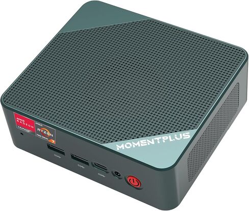 كمبيوتر ألعاب صغير، AMD Ryzen 7 7735HS (يصل إلى 4.75 جيجا هرتز) 32 جيجا بايت رام 1 تيرابايت SSD أجهزة كمبيوتر صغيرة، AMD Radeon 680M Micro PC يدعم شاشة 4K ثلاثية/USB4/WiFi6/BT5.2 in Saudi Arabia