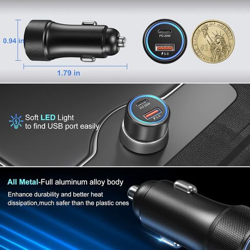 Super Fast Charger Type C,Bangfun 25W USB C Wall/Car Charger Adapter for Samsung Galaxy S24/S23/S22 Ultra/S21/S20 fe/S10,Note 20/10,A13/A53/A54/A71,Pixel 6A/7 Pro with 2Pack 6.6ft USB C Cable (Black) in Kuwait