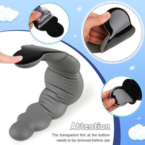 مسند معصم سحابي للوحة المفاتيح للكمبيوتر، وسادة لوحة مفاتيح من جلد البولي يوريثان الناعم، وسادة معصم من إسفنج الذاكرة عالية الكثافة مع قاعدة غير قابلة للانزلاق لكتابة مسند اليد للوحة المفاتيح وتخفيف الألم للكمبيوتر المحمول والمكتب المنزلي (رمادي) in Kuwait