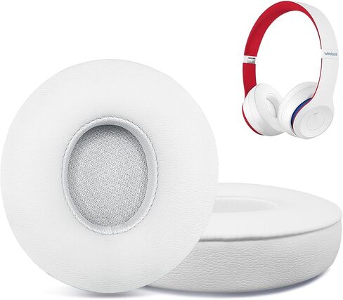 Replacement Ear Pads for Beats Solo 2 & Solo 3 Wireless On-Ear Headphones, Ear Cushions, Headset Earpads, Ear Cups Cover with Soft Protein Leather (Blue) in Saudi Arabia