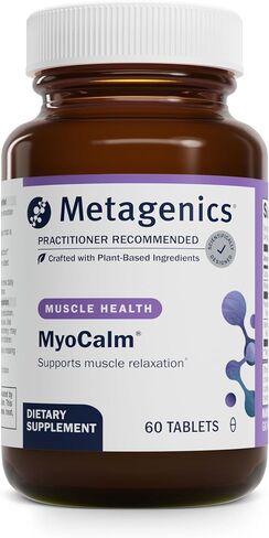 Metagenics MyoCalm مع زهرة العاطفة وجذور الناردين، تركيبة مكملات الكالسيوم والمغنيسيوم لاسترخاء العضلات وراحتها - 60 قرصًا، 30 وجبة in Saudi Arabia