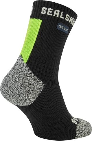 SEALSKINZ Dunton Waterproof All Weather Ankle Length Sock with Hydrostop | Black | Large in Kuwait