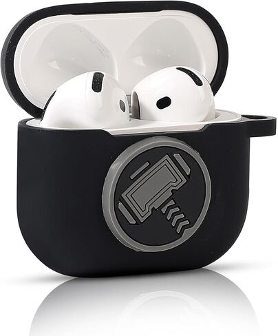 Folaxshoo Silicone Case Compatible with Airpods 4 Generation Cute Cartoon Funny Case Cover with Doll and Cleaner Kit (Stitch) in Saudi Arabia