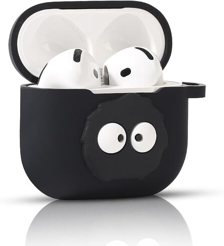 Folaxshoo Silicone Case Compatible with Airpods 4 Generation Cute Cartoon Funny Case Cover with Doll and Cleaner Kit (Stitch) in Saudi Arabia