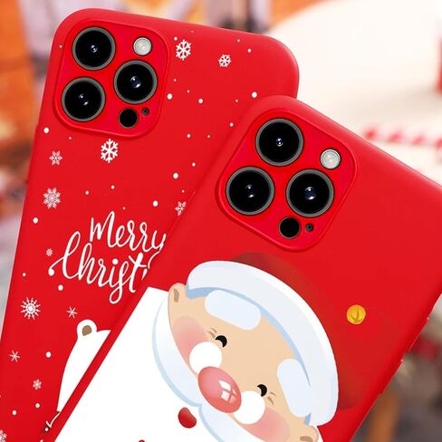 Christmas Case for iPhone XR Phone Case, Silicone Phone Case Protective Back Cover Gifts for Christmas Teen Girl Gifts Women Stocking Stuffers for Adults, Cartoon 3D Santa Claus in Saudi Arabia