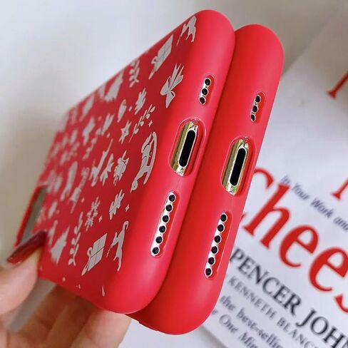 Christmas Case for iPhone XR Phone Case, Silicone Phone Case Protective Back Cover Gifts for Christmas Teen Girl Gifts Women Stocking Stuffers for Adults, Cartoon 3D Santa Claus in Saudi Arabia