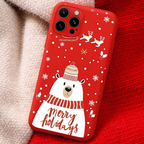 Christmas Case for iPhone XR Phone Case, Silicone Phone Case Protective Back Cover Gifts for Christmas Teen Girl Gifts Women Stocking Stuffers for Adults, Cartoon 3D Santa Claus in Saudi Arabia