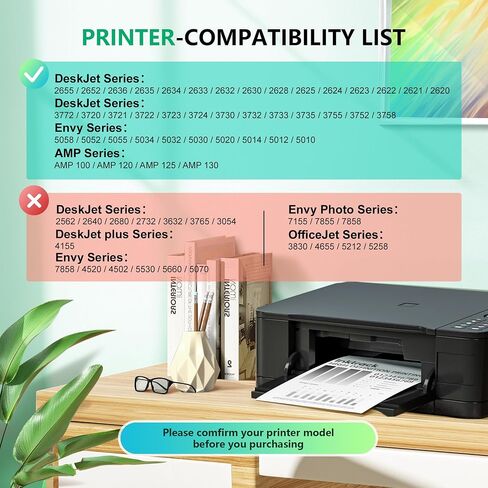 65XL Black Ink Cartridge for HP 65 Black Ink Cartridge High Yield (2-Black) for HP Printers Envy 5000 5055 5058 5052 5010 5014 DeskJet 3755 3772 3752 3720 2600 2622 2680| N9K04AN Inkjet in Saudi Arabia