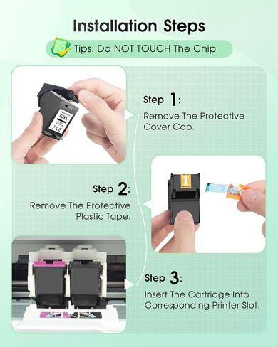 62XL Ink Cartridges Black Remanufactured for HP Ink 62 (2 Black) for HP 62XL Black Ink Cartridge Works with HP ENVY 5540 5544 5545 5642 5660 5664 7640 7645, OfficeJet 200 250 258 5740 5745 5746 Series in Kuwait