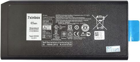 11.1V 65Wh 4XKN5 5XT3V DKNKD VCWGN X8VWF XN4KN XRJDF YGV51 CJ2K1 بطارية كمبيوتر محمول بديلة متوافقة مع DELL Latitude E7404 E5404 12 (7204) 14 (7404) 14 وعرة 5404 7404 in Saudi Arabia