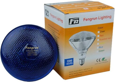 Infrared Bulb Red Hard Explosion-Proof Glass Infrared Heat Lamp Bulb for Chicks, Chicken, Pet, Bathroom Warming Light Bulb (120V,150W) in Saudi Arabia