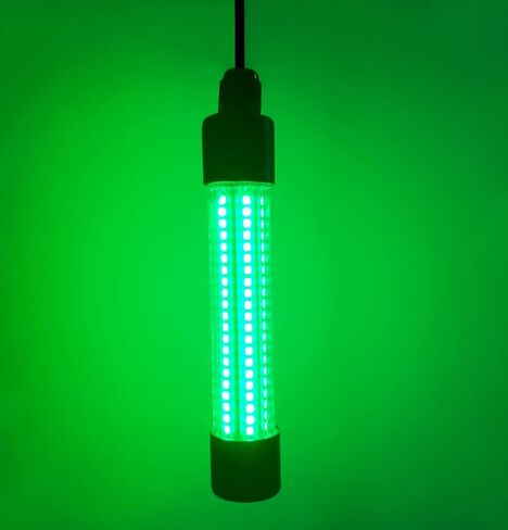 LED 12V Night Fishing Light, 12.6W Underwater Fishing Finder Light 1000LM, IP68 Fish Attracting Lamp, Green Light with 5M Power Cord in Kuwait