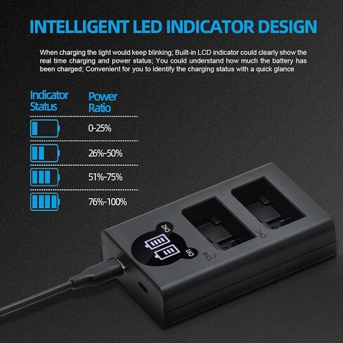 EN-EL25 Battery Charger EN-EL25A 4241 MH-32 Battery Charger Compatible with Nikon Z50, Z 50, Z30, Z FC, ZFC, Z Series Digital Nikon Camera Battery Charger in Saudi Arabia