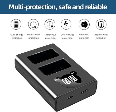 EN-EL25 Battery Charger EN-EL25A 4241 MH-32 Battery Charger Compatible with Nikon Z50, Z 50, Z30, Z FC, ZFC, Z Series Digital Nikon Camera Battery Charger in Saudi Arabia