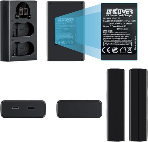 EN-EL25 Battery Charger EN-EL25A 4241 MH-32 Battery Charger Compatible with Nikon Z50, Z 50, Z30, Z FC, ZFC, Z Series Digital Nikon Camera Battery Charger in Saudi Arabia
