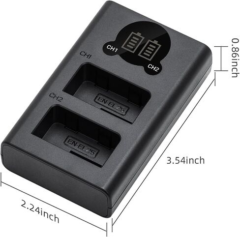 EN-EL25 Battery Charger EN-EL25A 4241 MH-32 Battery Charger Compatible with Nikon Z50, Z 50, Z30, Z FC, ZFC, Z Series Digital Nikon Camera Battery Charger in Saudi Arabia