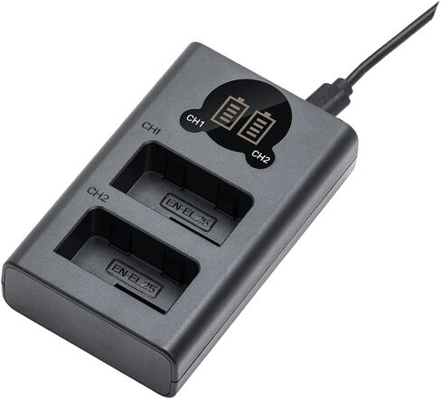 EN-EL25 Battery Charger EN-EL25A 4241 MH-32 Battery Charger Compatible with Nikon Z50, Z 50, Z30, Z FC, ZFC, Z Series Digital Nikon Camera Battery Charger in Saudi Arabia