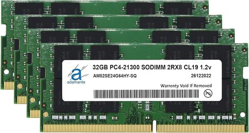 Adamanta 64GB (2x32GB) Memory Upgrade for 2020 Apple iMac 27" w/Retina 5K Display, 2019 Apple iMac 27" w/Retina 5K Display, 2018 Apple Mac Mini DDR4 2666Mhz PC4-21300 SODIMM 2Rx8 CL19 1.2v DRAM RAM in Kuwait
