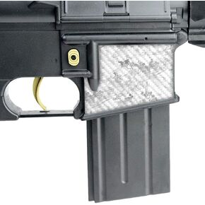 MightySkins GunWraps Carbon Fiber Skin Compatible with Magwell - Green Camouflage | Protective, Durable Textured Carbon Fiber Finish | Easy to Apply, Remove, and Change Styles | Made in The USA