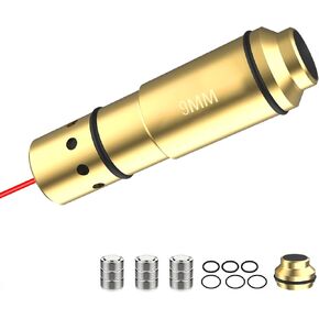 9mm Laser Training Cartridge for Dry Fire Training System with 3 Set Batteries
