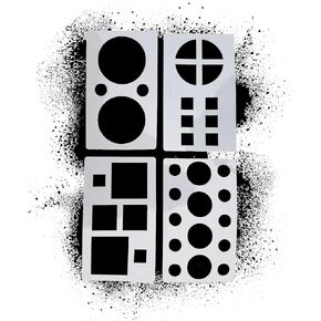 OST Silhouette Stencil Kit | Large Cardboard Silhouette Targets | Target Silhouette | Silhouette Paper Targets | Cardboard Targets | Paper Targets Silhouettes | Range Accessories | Silouhette Target