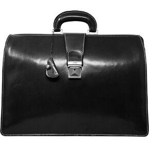 Floto Ciabatta Italian Leather Briefcase Attache (Vecchio Brown)