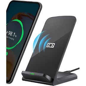 Dual Wireless Charging Stand Pack - Qi-Certified Fast Charge for iPhone 15 14 13 12 11 Pro Max 8 Plus & Samsung Galaxy S Z Note Series Phones (2)
