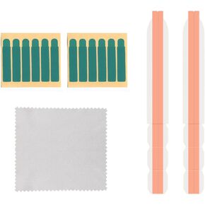 Plastic Slide Mount Adhesive Strips for Privacy Screen, Replacement Kits Double Sided Adhesive Stickers Holder Tabs for Computer Monitors or Laptops Privacy Filter