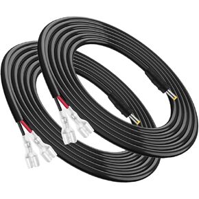 Trail Camera Power Cord,4.0x1.7mm DC Trail Camera Power Cable Compatible with Tactacam Reveal, X, XB, SK, Wise Eye,Snyper Cameras,4.0x1.7mm DC Plug Trail Game Camera (2)