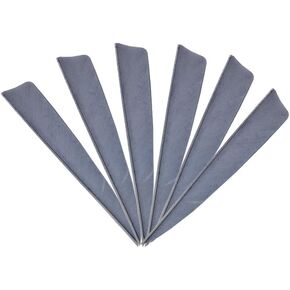 50 Pcs 4 Inch 5 Inch Archery Arrow Fletching Turkey Feather Fletching Right Wing Left Wing Feather Real Arrow Vanes for Hunting Arrow Accessories DIY Archery