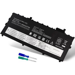 DMKAOLLK 57Wh 01AV430 Battery for Lenovo ThinkPad X1 Carbon 6th Gen,ThinkPad X1 Carbon 5th Gen,ThinkPad X1 Carbon 2017/2018 Series SB10K97587 01AV431 SB10K97588 01AV494 SB10K97586 01AV429 11.52V