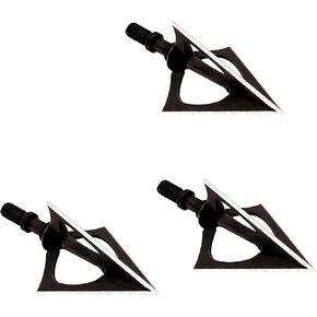 New Archery Products NAP Hellrazor Bow Big Game Hunting Solid Steel Fixed Blade 3 Pieces Broadhead Set