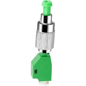 3 pcs FC Male to LC Female Adapter APC Fiber Optic Adapter APC Coupler FC to LC Fiber Convertor for Visual Fault Optical Locator