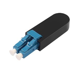 QIANRENON LC Singlemode Fibre Optic Loopback Adapter SM 9/125μm LC/UPC Fibre Optic Patchcord Looper Coupler LC Duplex Fibre Optic Test Plug，for Fibre Optic Network Fibre Optic Cable Testing