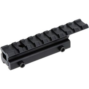 Higoo® Tactical High Profile Dovetail Weaver Rail Adapter, 11mm to 20mm Picatinny Riser Mount