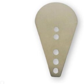 Pack of 50 DIY Bend Stainless Steel Swim Jig Blades, Jig Dancer Blades