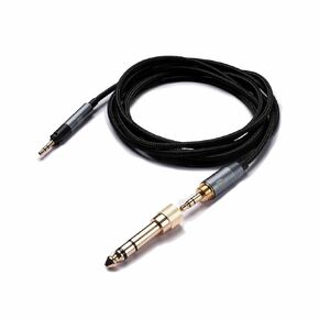 Replacement Audio Upgrade Cable for Audio Technica ATH-M50x / ATH-M40x / ATH-M70x / ATH-M60x Headphones 3.5mm to 2.5mm Cord 1.2m/4ft