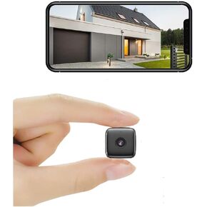 Mini Wireless WiFi Camera Small Home Security Camera Indoor Outdoor Security Camera 1080P Cam HD Night Vision, Motion Detection Phone Application Built-in Battery Cat Dog Camera for Home Security pet