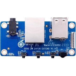 Orange Pi Zero 2W 1GB Allwinner H618 LPDDR4 Quad Core CPU 64 Bit Single Board Computer, 1.5GHz Frequency WiFi 5.0 Bluetooth 5.0 onboard Antenna Support 4K Display Run Android Ubuntu (Zero 2W 1G)