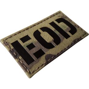 mult1cam Infrared EOD Explosive Ordnance Disposal Bomb Squad 3.5x2 Tactical Morale Hook Patch