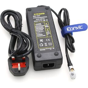 Eonvic 16V 10A 6 Pin Female Right Angle AC DC Power Supply Adapter Charger for RED Epic Scarlet DSMC2