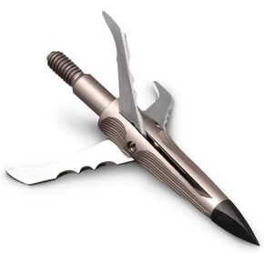 NEW ARCHERY PRODUCTS Spitfire Edge 100 Grain 1.75" Cutting Diameter 3-Blade Durable Precise Rear-Deploying Bow Hunting Broadhead - 3 Pack