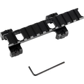 Picatinny Rail Mount Picatinny Rail Mount 20mm Rail Scope Long Rail Mount Aluminum Scope Extension Scope Mount with Free Allen Wrench