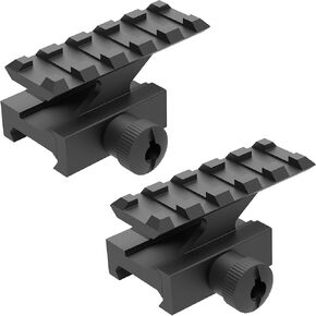 FSI 1“/0.83"/0.5" Riser Mount 5 Slots See-Throught Weaver/Picatinny Rail Mount
