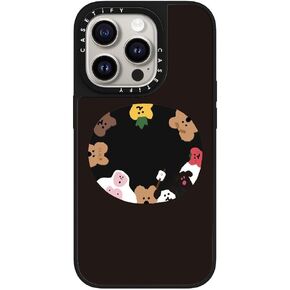 CASETiFY Mirror Case for iPhone 15 Pro Max [Reflective / 4.9ft Drop Protection/Compatible with Magsafe] - Half-Lived - Black On Black