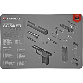 TekMat Sig Sauer P365 Gun Cleaning Mat, Black