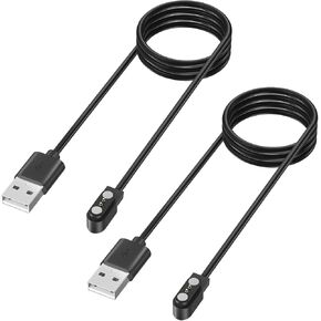 Vancle 2 Pack Charger for YAMAY SW021 Willful SW023 SW025 Letsfit ID205L LETSCOM ID205G ID205S ID206 Lintelek ID205U ID216 VeryFitPro Uwatch 3 3S 2 2S - Smartwatch Magnetic USB Charging Cable